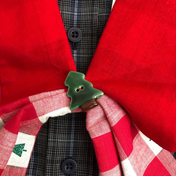 Handmade One of a kind, quilted Holiday neck thing - Picture 4 of 5